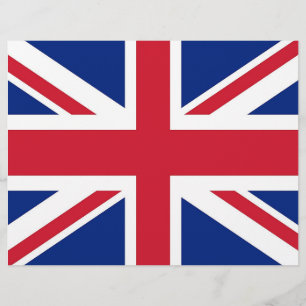 Letterhead with Flag of United Kingdom