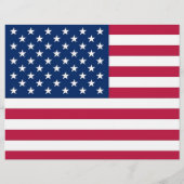 Letterhead with Flag of United States of America (Front)