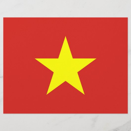 Letterhead with Flag of Vietnam (Front)