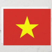 Letterhead with Flag of Vietnam (Front/Back)