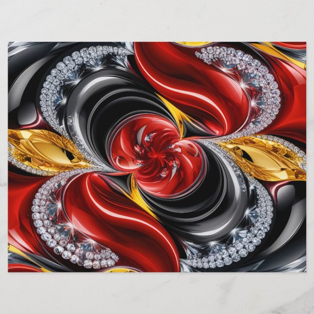 Letterhead with German Colors Design (Front)