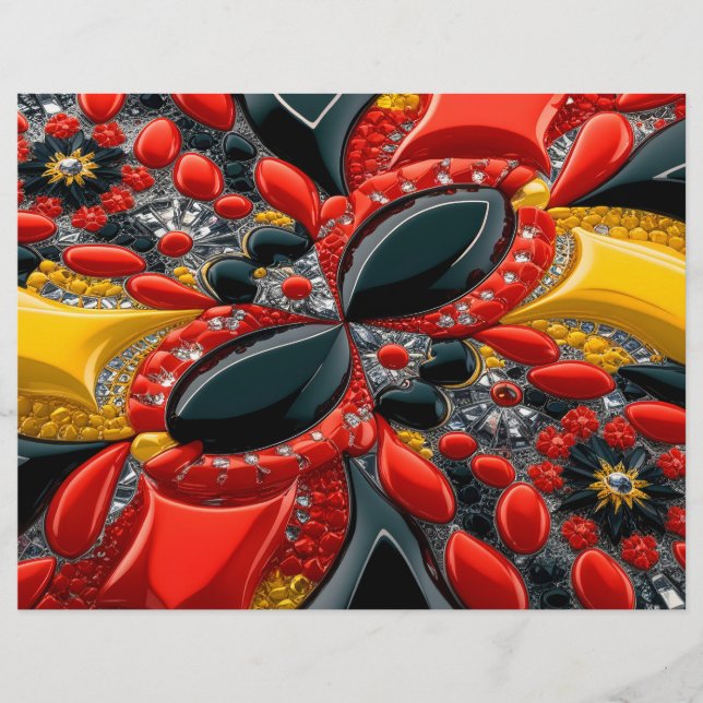 Letterhead with Germany Colors Design (Front)