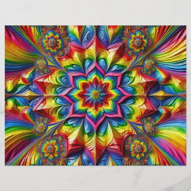 Letterhead with LGBTQ Colors Design (Front)