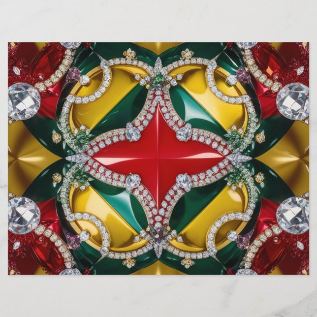 Letterhead with Los Angeles Colors Design (Front)