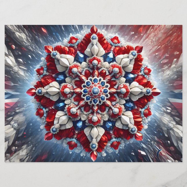 Letterhead with Norway Colors Design (Front)