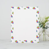 LETTERHEADS - RAINBOW SHOT GLASS (Standing Front)