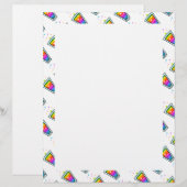 LETTERHEADS - RAINBOW SHOT GLASS (Front/Back)
