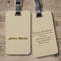 Lettering Design Jungle Master