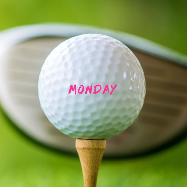 Lettering Design Monday in Pink Golf Balls (Creator Uploaded)