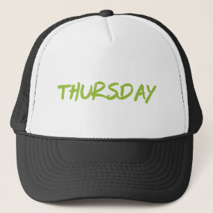 Lettering Design Thursday in Green Trucker Hat