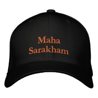 Lettering Maha Sarakham Embroidered Baseball Cap
