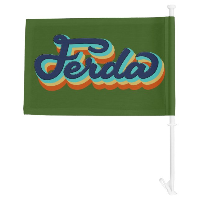 Letterkenny ferda car flag (Back)