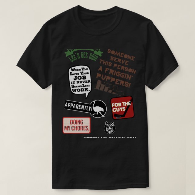 Letterkenny Pastor Glen Quotes T-Shirt (Design Front)