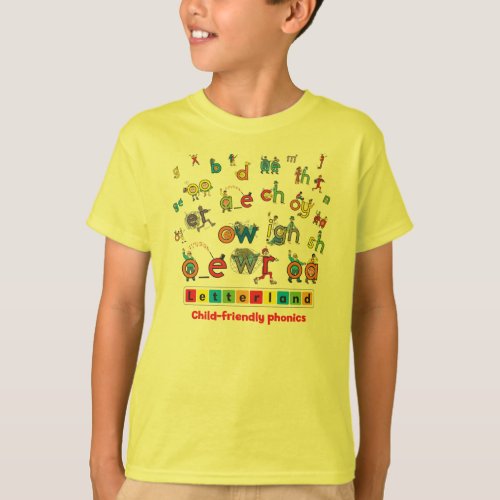 Letterland  Childs T_Shirt Full Color