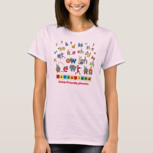 Letterland  Womens T_Shirt Full Color