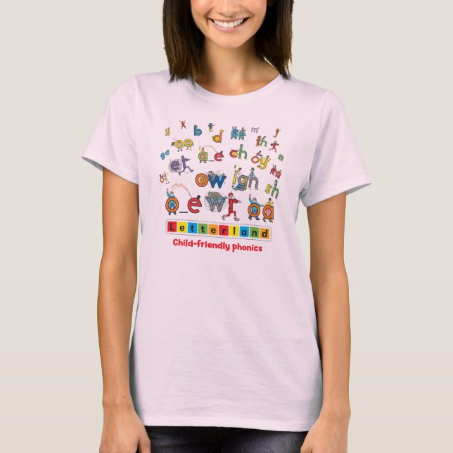 Letterland | Women's T-Shirt Full Color (Front)