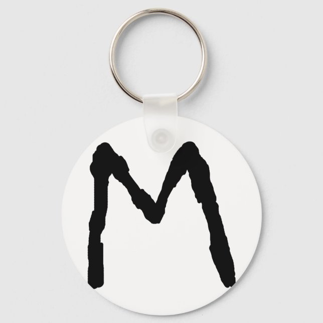 LetterM Keychain (Front)