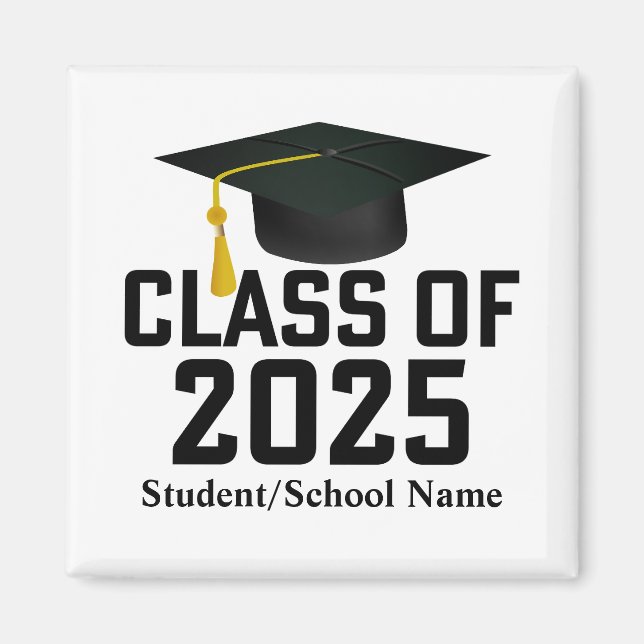 Letterman Class of 2025 Graduation Magnet (Front)