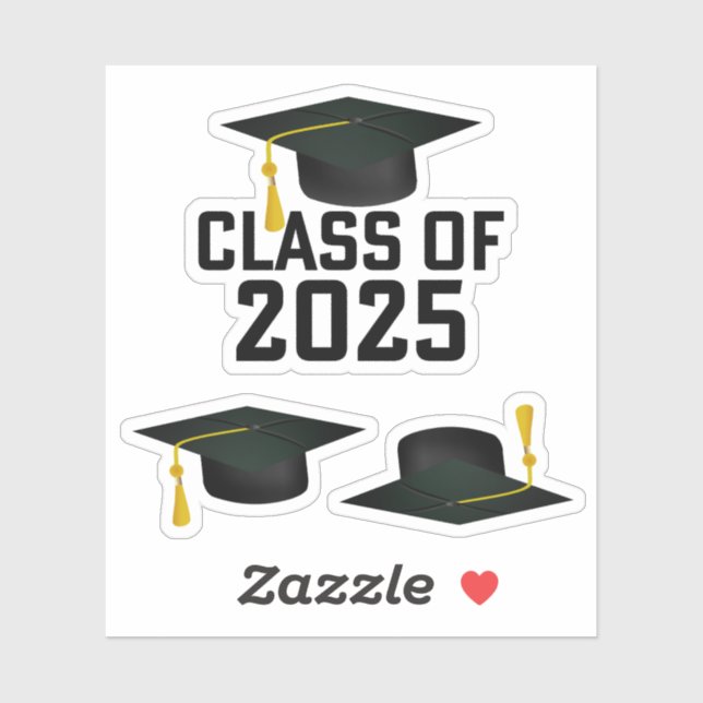 Letterman Class of 2025 Graduation  Sticker (Sheet)