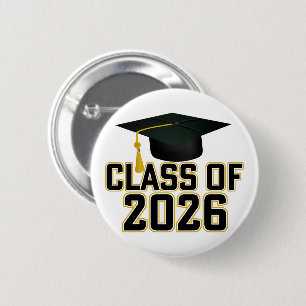 Letterman Class of 2026 Graduation Button