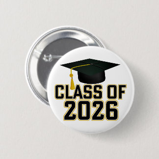 Letterman Class of 2026 Graduation Button