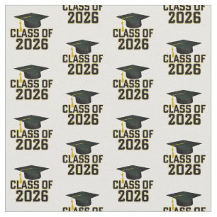 Letterman Class of 2026 Graduation Fabric