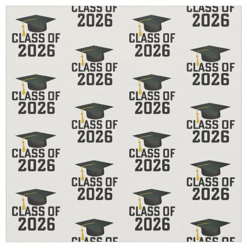 Letterman Class of 2026 Graduation Fabric
