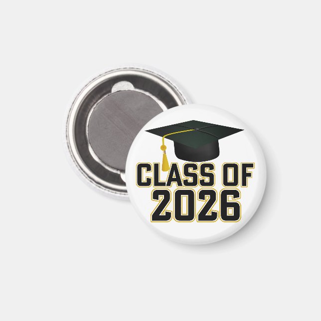 Letterman Class of 2026 Graduation Magnet (Front/Back)