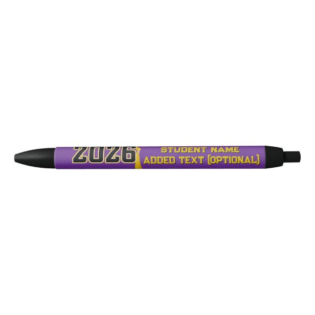 Letterman Class of 2026 Graduation  Pen (Front)