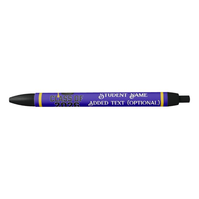 Letterman Class of 2026 Graduation  Pen (Front)