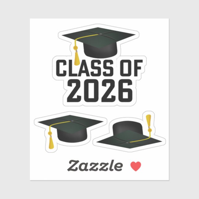 Letterman Class of 2026 Graduation  Sticker (Sheet)