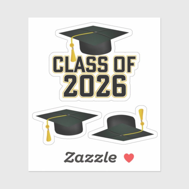 Letterman Class of 2026 Graduation  Sticker (Sheet)