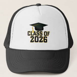Letterman Class of 2026 Graduation Trucker Hat