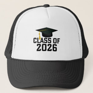 Letterman Class of 2026 Graduation Trucker Hat