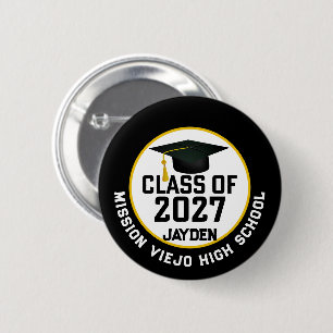 Letterman Class of 2027 Graduation Button