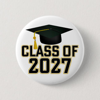 Letterman Class of 2027 Graduation Button