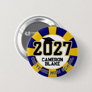 Letterman Class of 2027 Graduation Button