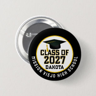 Letterman Class of 2027 Graduation Button