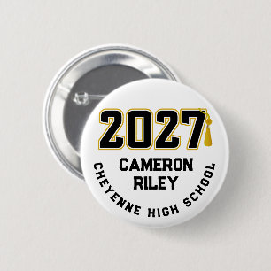 Letterman Class of 2027 Graduation Button