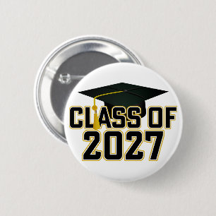 Letterman Class of 2027 Graduation Button
