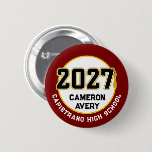 Letterman Class of 2027 Graduation Button