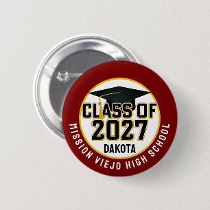 Letterman Class of 2027 Graduation Button