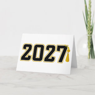 Letterman Class of 2027 Graduation Card