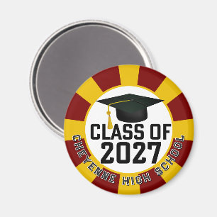 Letterman Class of 2027 Graduation Magnet