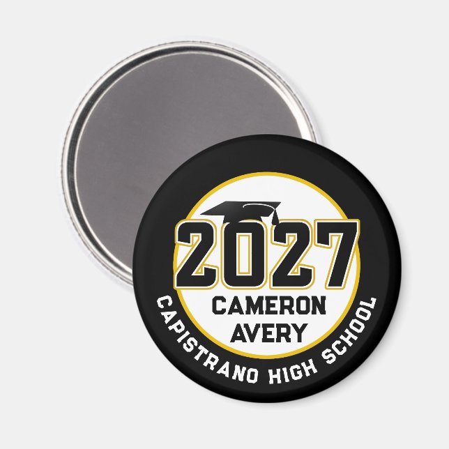 Letterman Class of 2027 Graduation Magnet (Front/Back)