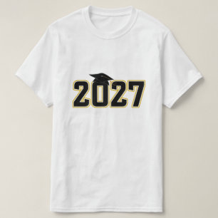 Letterman Class of 2027 Graduation T-Shirt
