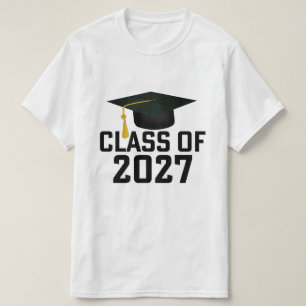 Letterman Class of 2027 Graduation T-Shirt