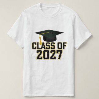 Letterman Class of 2027 Graduation T-Shirt