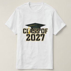 Letterman Class of 2027 Graduation T-Shirt