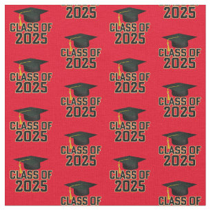 Letterman Style Class of 2025 Graduation Fabric